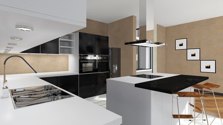 Online design Contemporary Kitchen by Muhammad H. thumbnail