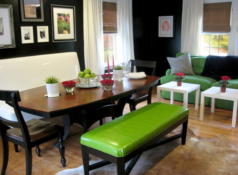 Diseño en línea Sala/Comedor Combinado Transicional por Sue R. miniatura