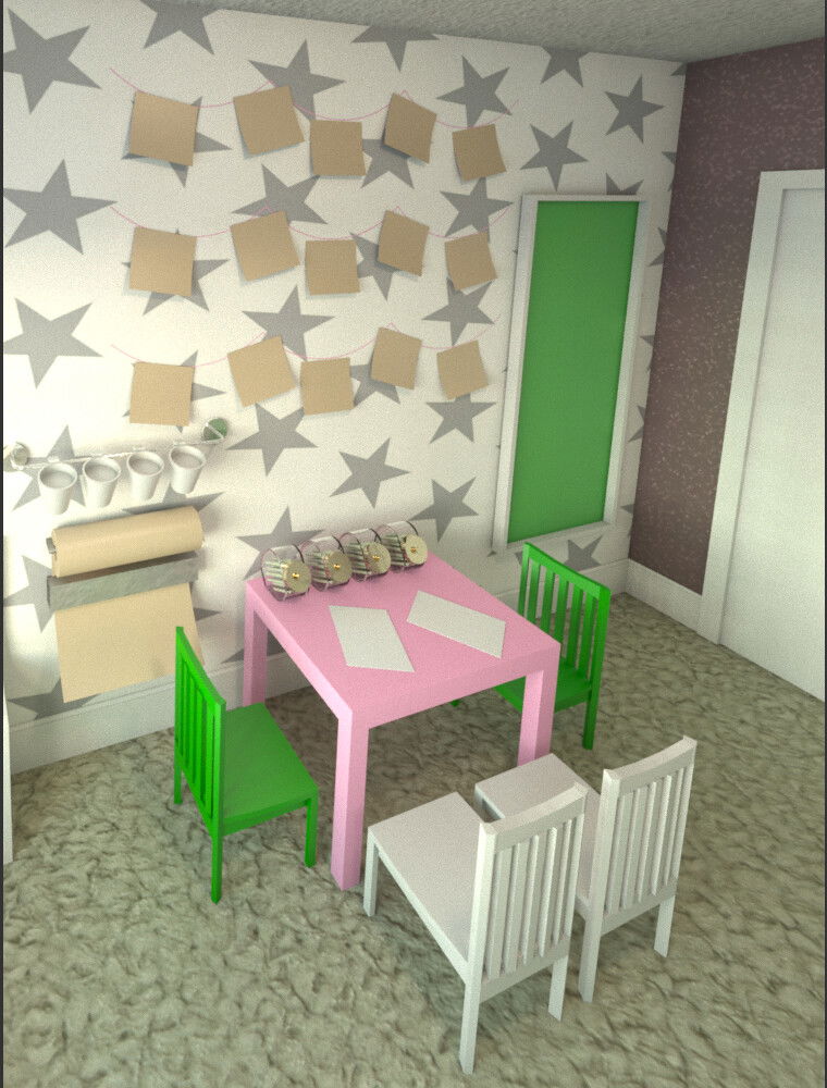 Diseño en línea Habitación Infantil Glamourosa por Alexis G. miniatura