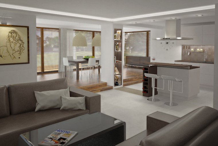 Online design Modern Living Room by Kinga P thumbnail