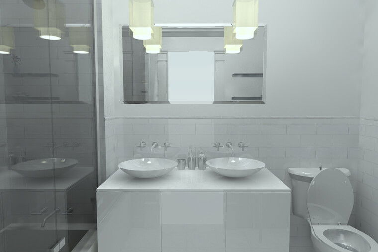 Online design Contemporary Bathroom by Michelle C thumbnail