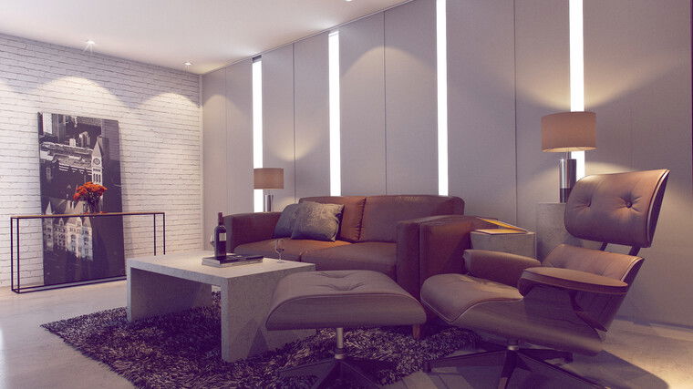 Online design Modern Living Room by Mladen C. thumbnail