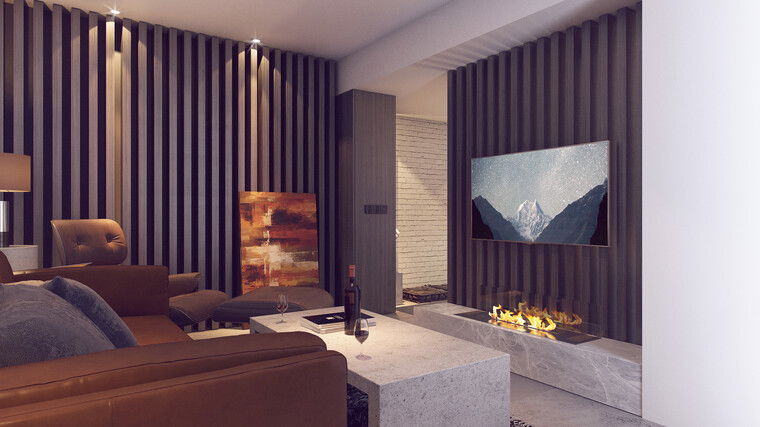 Online design Modern Living Room by Mladen C. thumbnail