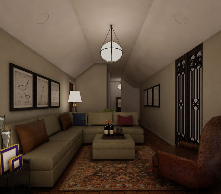 Online design Traditional Living Room by Hannah D. thumbnail