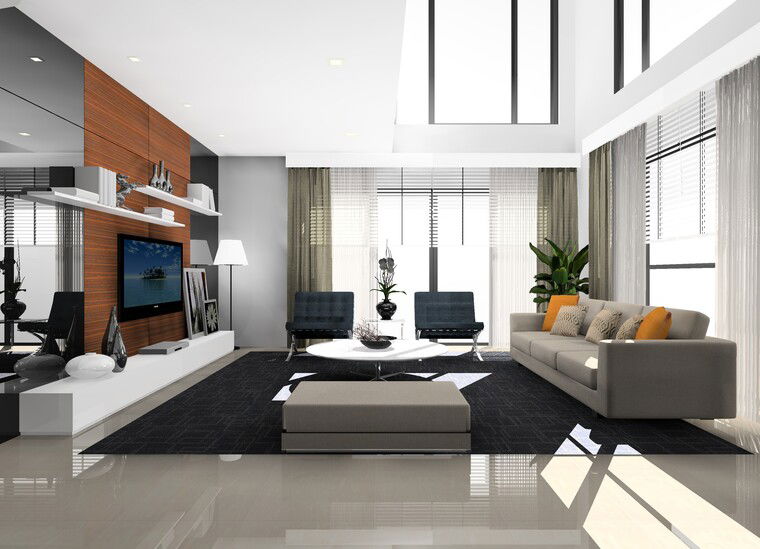 Online design Contemporary Living Room by Nor Aina M. thumbnail
