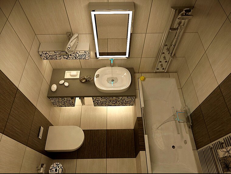 Online design Modern Bathroom by Nour M. thumbnail