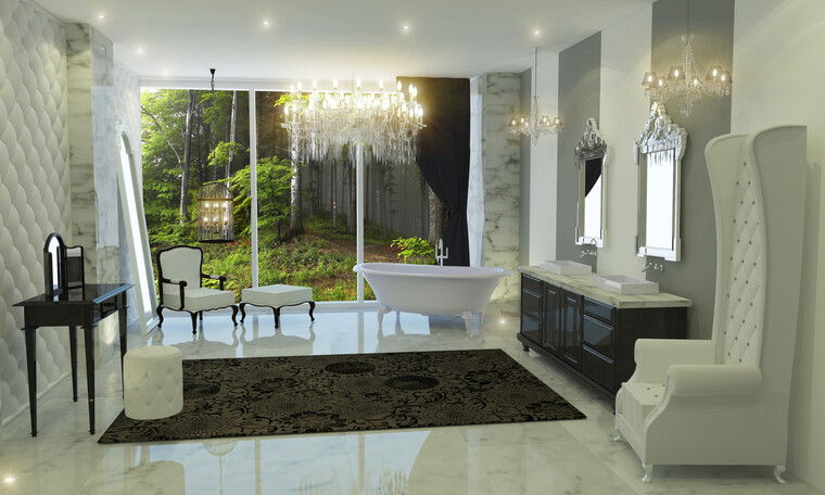 Online design Transitional Bathroom by Jereme S. thumbnail
