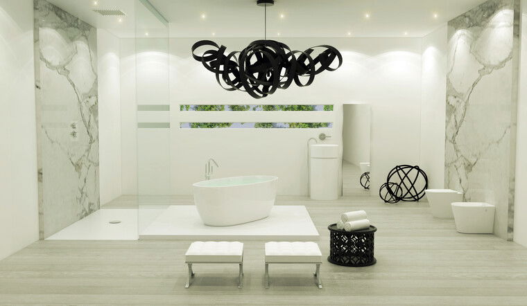 Online design Modern Bathroom by Jereme S. thumbnail