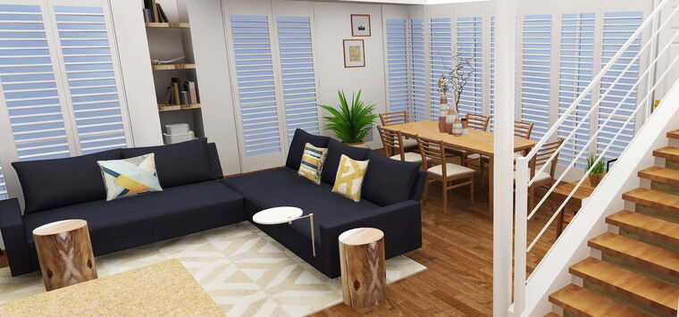 Diseño en línea de Combina Moderna Sala-Comedor por Tabitha M miniatura