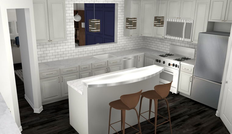 Diseño en línea de Cocina Contemporánea por Tabitha M miniatura