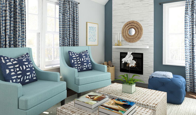 Online design Transitional Living Room by Eleni P thumbnail