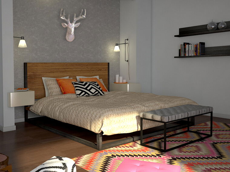 Online design Eclectic Bedroom by Christine M. thumbnail