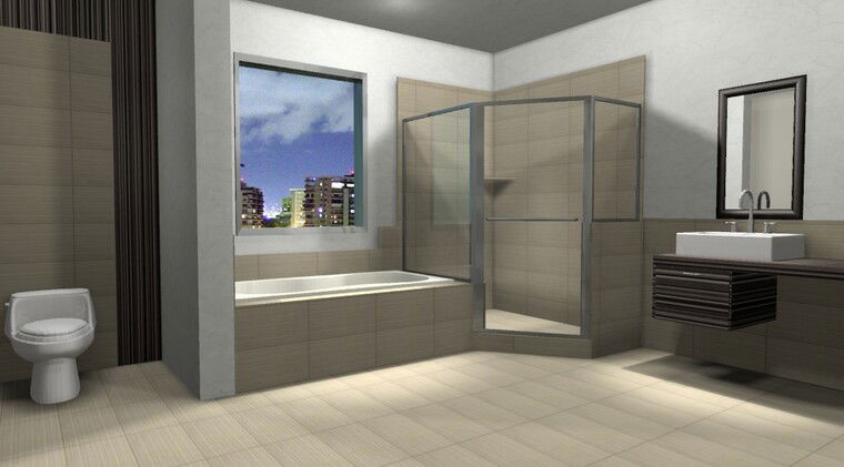 Online design Contemporary Bathroom by Daisy A. thumbnail