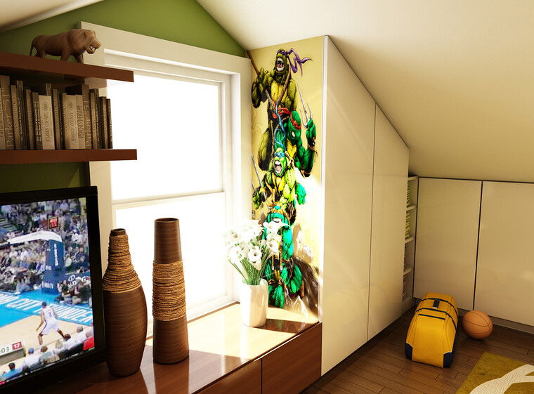 Diseño en línea de Dormitorio Contemporáneo por Aldrin C. miniatura