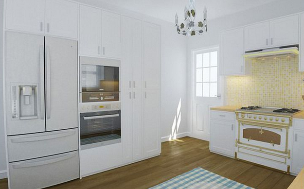 Diseño en línea Cocina Transicional por Quyne N miniatura