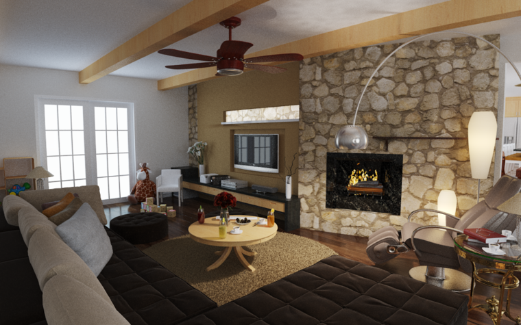 Online design Country/Cottage Living Room by Quyne N thumbnail