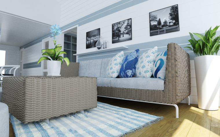 Online design Beach Living Room by Quyne N thumbnail