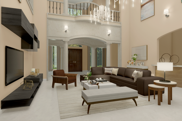 Online design Contemporary Living Room by Picharat A.  thumbnail