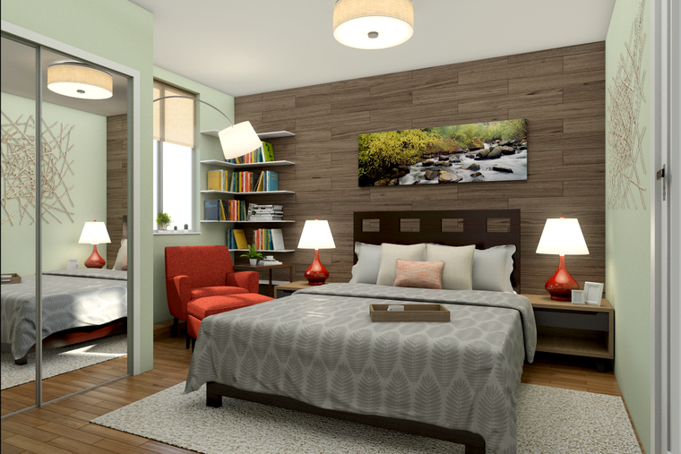 Online design Contemporary Bedroom by Picharat A.  thumbnail