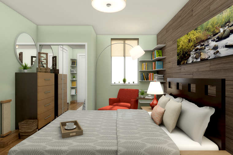 Online design Contemporary Bedroom by Picharat A.  thumbnail