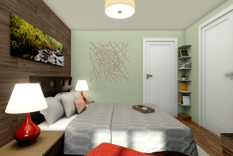 Online design Contemporary Bedroom by Picharat A.  thumbnail