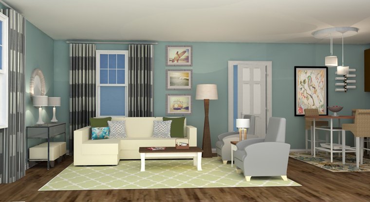 Online design Beach Living Room by Rebecca M thumbnail