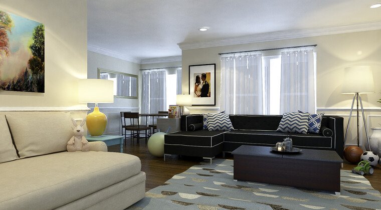 Online design Modern Living Room by Aldrin C. thumbnail