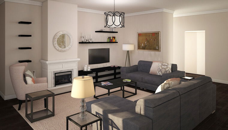 Online design Transitional Living Room by Anna T thumbnail