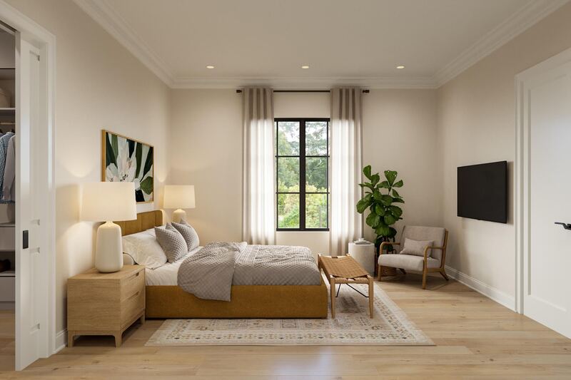 Online Designer Bedroom 3D Model 2