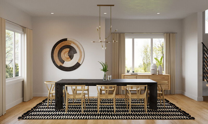 Online Designer Dining Room 3D Model thumbnail2