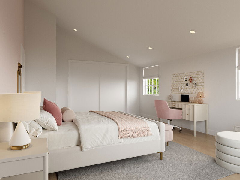 Online Designer Bedroom 3D Model 1