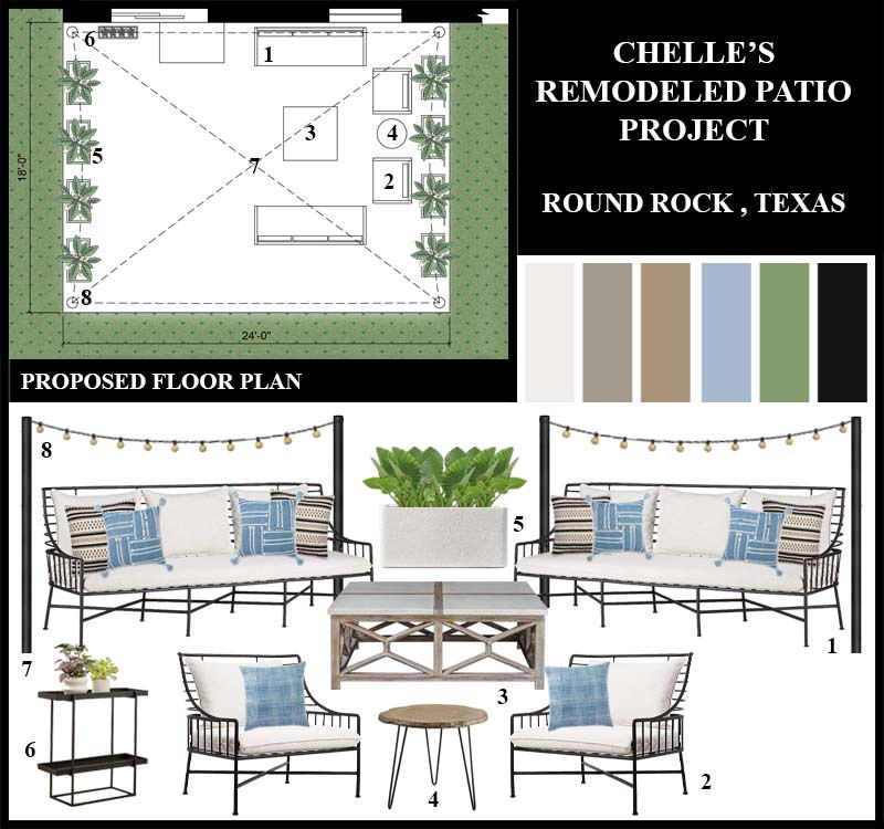 Flagstone Patio Design with Strung Lights Christina F. Moodboard 2 thumb