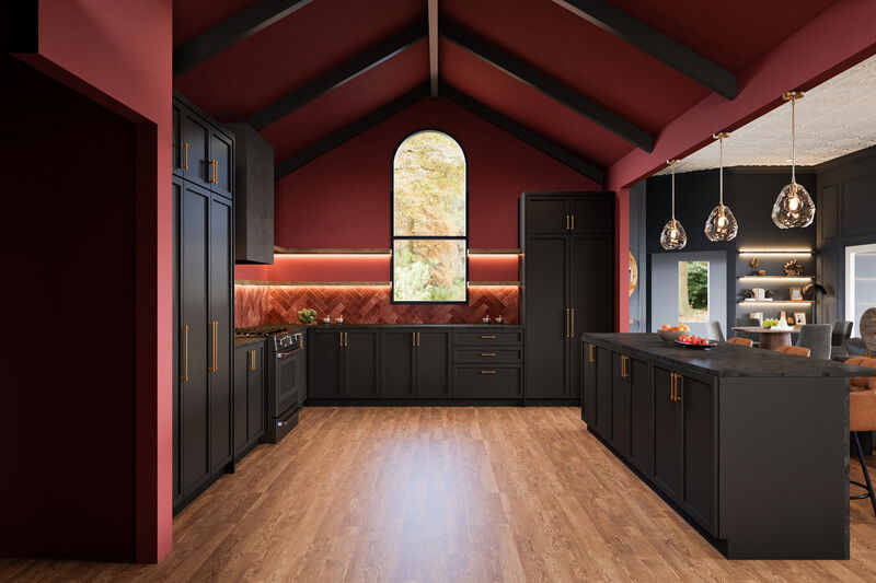 Online Designer Kitchen 3D Model thumbnail3