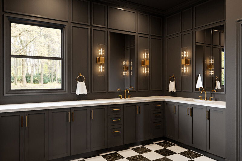 Online Designer Bathroom 3D Model thumbnail3