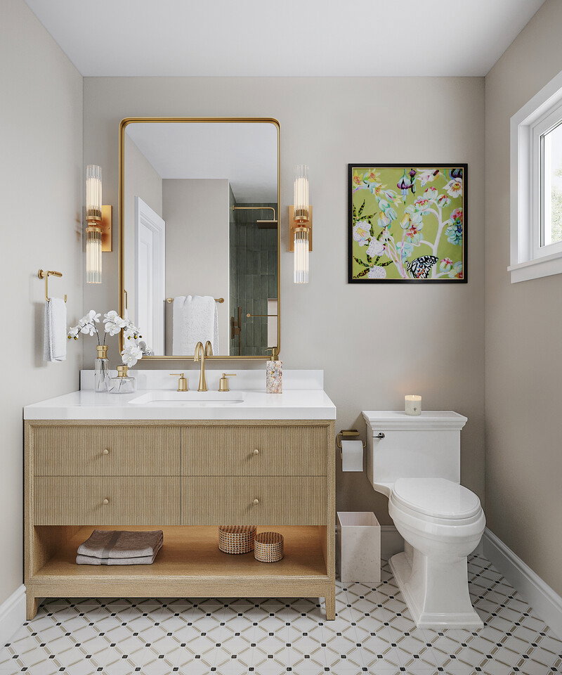 Online Designer Bathroom 3D Model 4