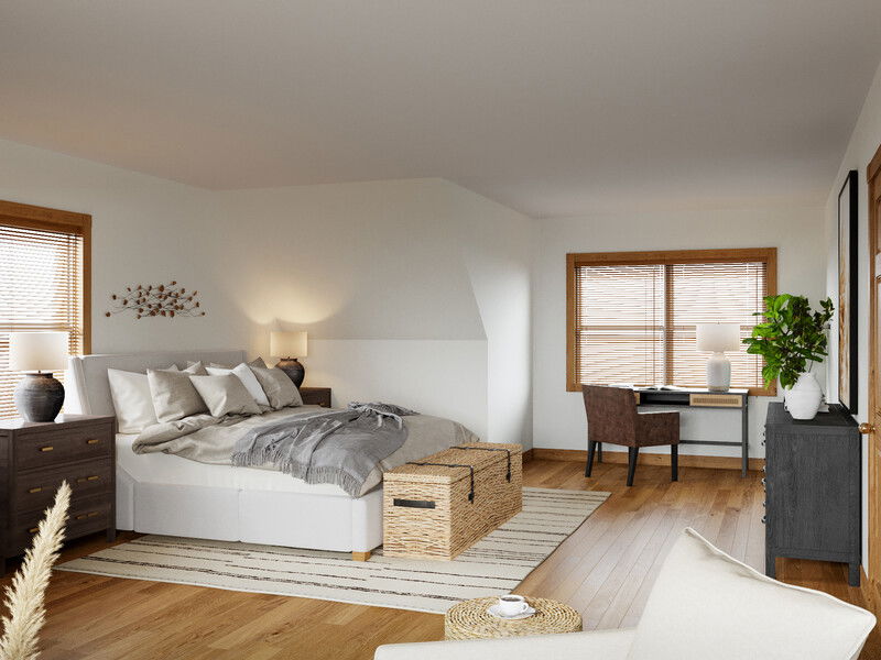 Modelo 3D de Dormitorio del Diseñador en Línea 1