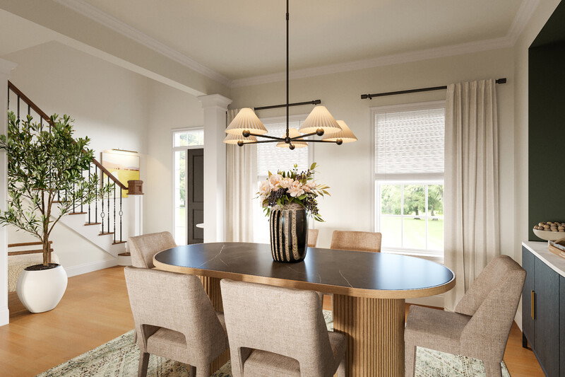 Online Designer Dining Room 3D Model 2