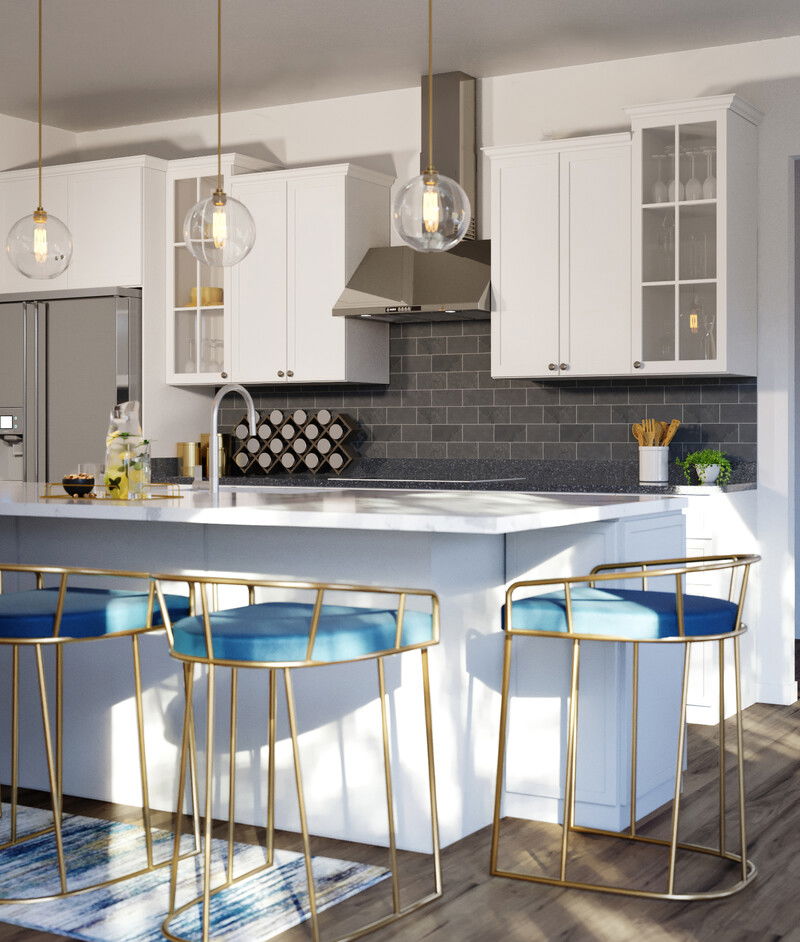 Modelo 3D de Comedor de Diseñador en Línea 2