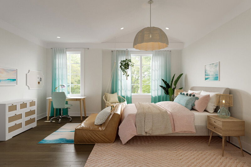 Online Designer Bedroom 3D Model 2