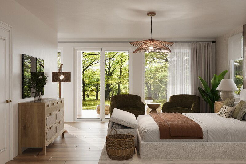 Online Designer Bedroom 3D Model 3