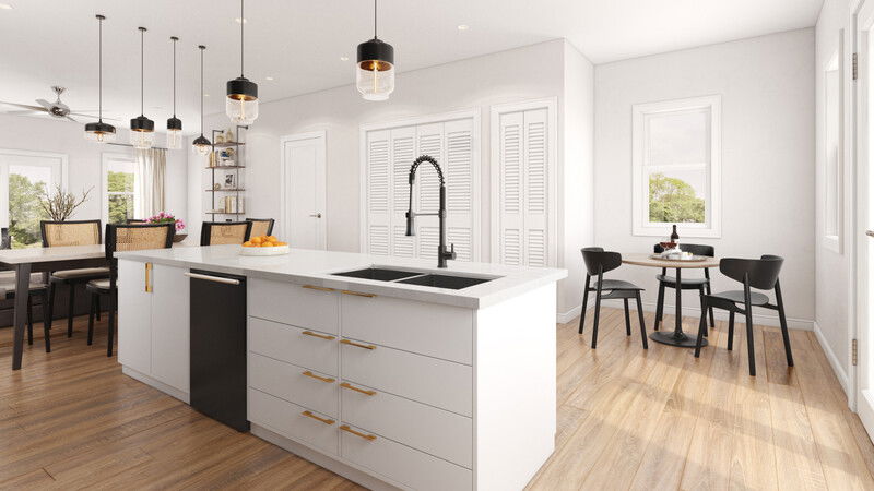 Modelo 3D de Cocina de Diseñador en Línea 2