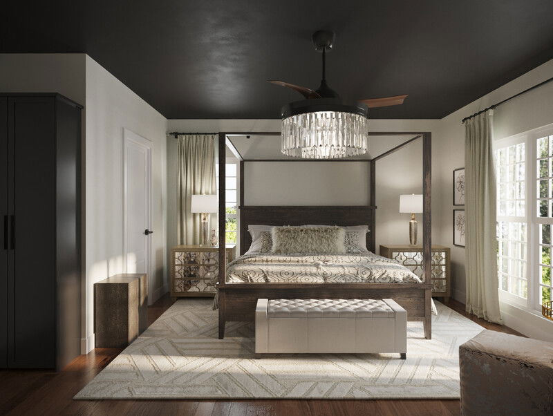 Online Designer Bedroom 3D Model 1
