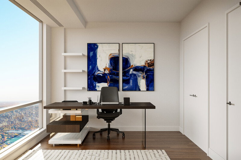 Online Designer Home Office 3D Model thumbnail1
