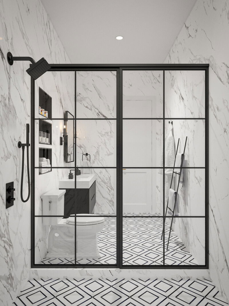 Modelo 3D de Baño por Diseñador Online 3