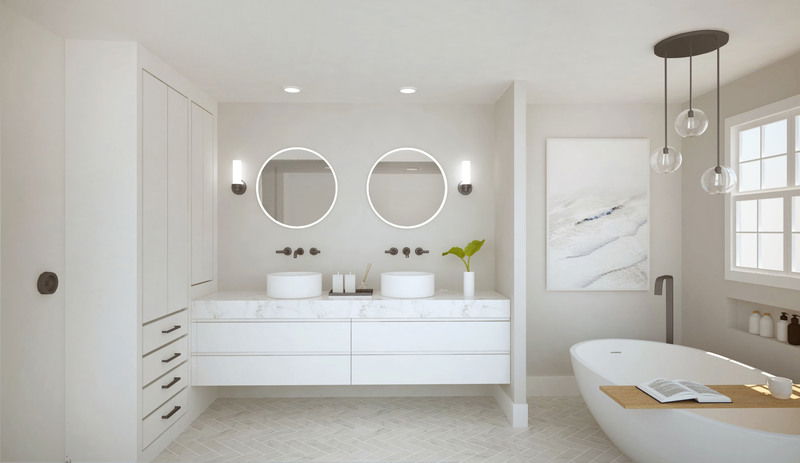 Modelo 3D de Baño por Diseñador Online 1