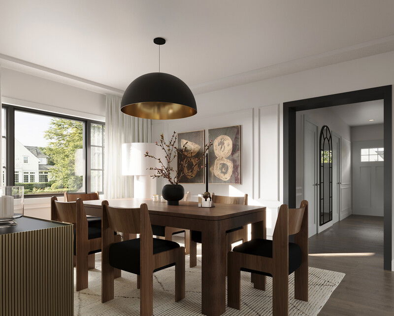 Online Designer Dining Room 3D Model 4