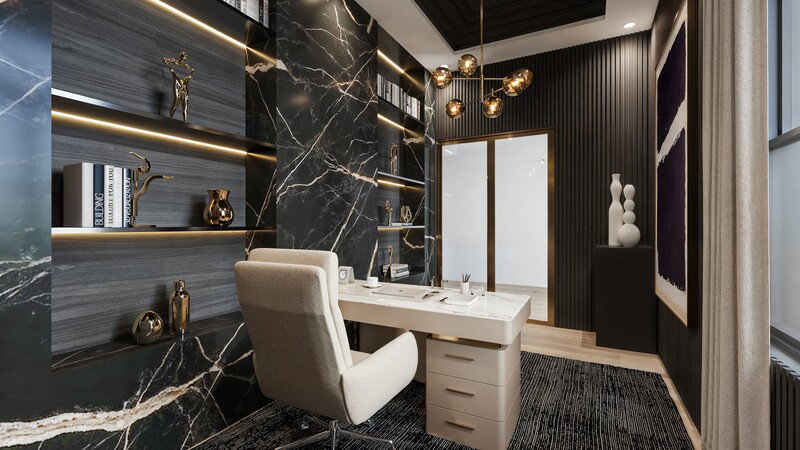 Online Designer Home Office 3D Model 3