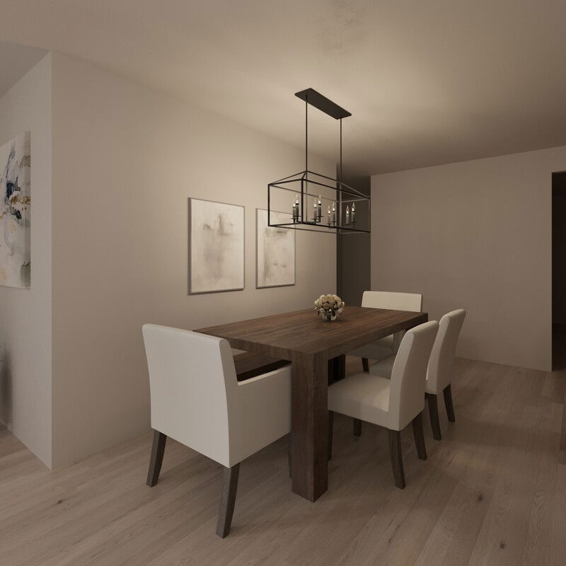 Modelo 3D Sala-Comedor del Diseñador en Línea 3