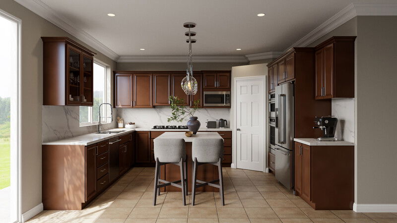 Online Designer Kitchen 3D Model 1
