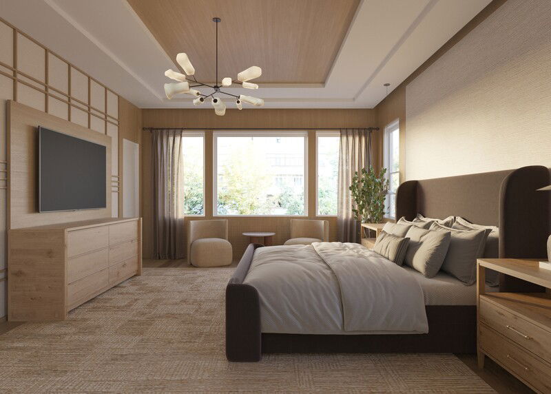 Online Designer Bedroom 3D Model 2
